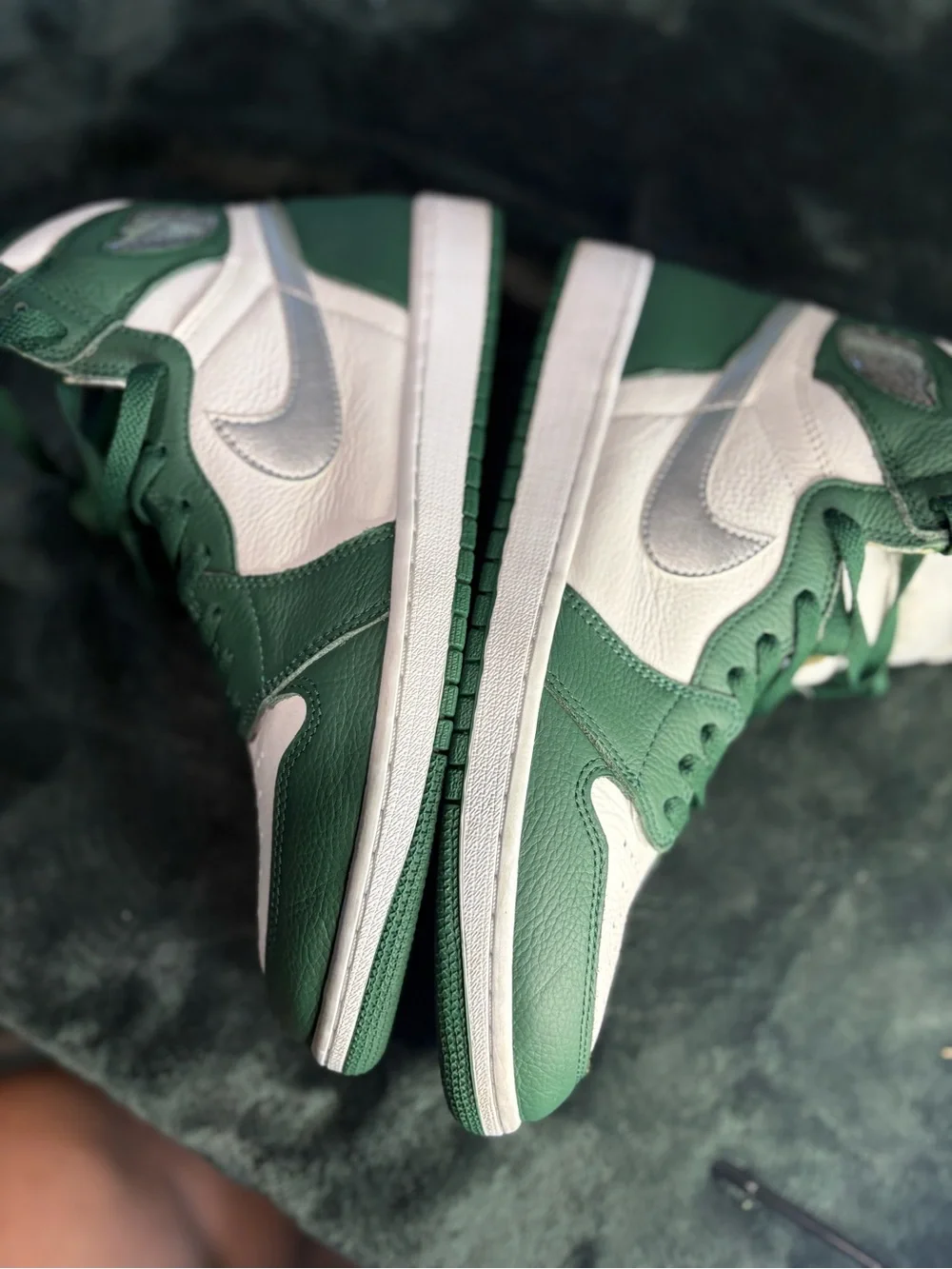 Nike Air Jordan 1 Retro High OG Gorge Green/White Leather DZ5485-303 2022